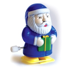 Игрушка-ходилка Дед Мороз синий